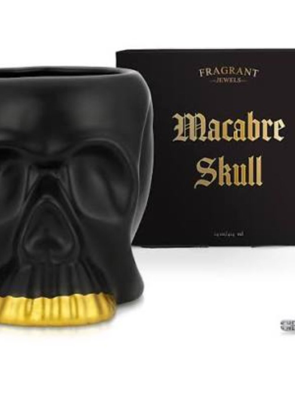 925 Silver Fragrant Jewels Macabre Skull Mystery Ring Candle